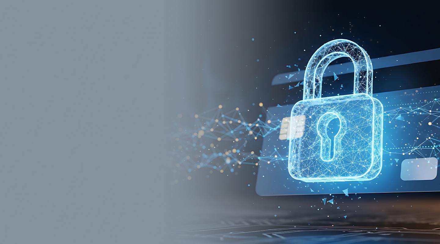 Banner image depicting a blue icon of a secure padlock