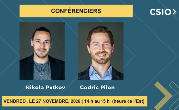 webinar graphic with two headshots of smiling men