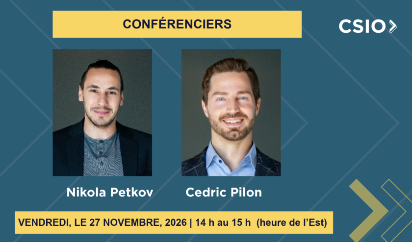 webinar graphic with two headshots of smiling men